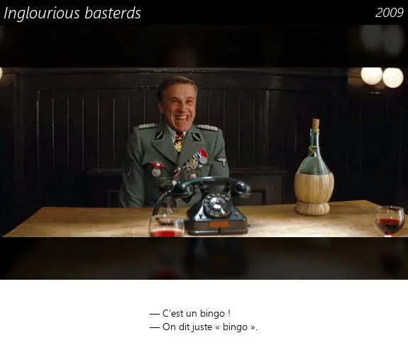 Vignette : Inglourious basterds